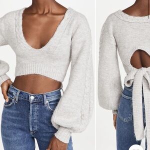 For love and lemons Amelia Crop Sweater